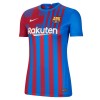 Billiga Fotbollströjor FC Barcelona Dam Hemma tröja 2021/22 Kortärmad 